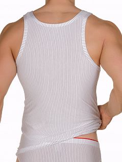 Майка мужская белая Bruno banani 220410630бруно Белый-черный